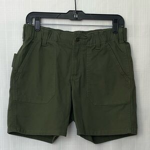 Carhartt Women's olive green cargo shorts